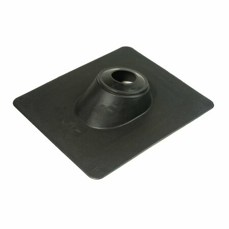 AMERICAN IMAGINATIONS 2 in. Plastic Black Roof Flashing-Thermoplastic AI-38833